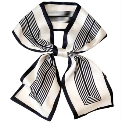 Dailyacc Hair Scarf for Women Fashion Silky Satin Headscarf Wrap Breathable Lightweight Neck Scarves For Handbag -20I