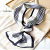 Dailyacc Hair Scarf for Women Fashion Silky Satin Headscarf Wrap Breathable Lightweight Neck Scarves For Handbag -20I view 4