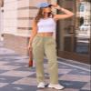 AUTOMET Women's Wide Leg Sweatpants Fleece Lined Baggy Straight Leg Lounge Pants Fall Outfits Athletic Joggers with Pockets Beige S view 2