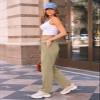 AUTOMET Women's Wide Leg Sweatpants Fleece Lined Baggy Straight Leg Lounge Pants Fall Outfits Athletic Joggers with Pockets Beige S view 3
