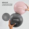 FITMIND_Pilates Ball 10 Inch Anti-Burst Slip Resistant Mini Yoga Ball for Fitness, Core Training, Physical Therapy, Balance, Stability, Stretching 200kg 440lbs Capacity - Pink view 4