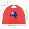 Australia Flag Map Unisex Halloween Christmas Cloak Dress Up Party Cape for Cosplay Costume Party view 2