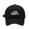 LexiuYibai Mens Baseball Caps Embroidered I Train Robots Adjustable Dad Hat Washed Cotton (Black,7 1/2) view 1