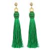 Bohemian Long Tassel Dangle Earrings For Women Red Black Silk Fabric Drop Statement Earring Ethnic Fashion Jewelry Gift (Color : EA086-01) view 1