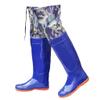 Hip Waders A 60cm High Wader with A Buttocks, PVC Waterproof Fishing Hunting Hip Boots for Men and Women (Color : Blue, Size : 6) view 1
