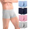 feichan ashion Men's Ice Silk Underwear, Soft Cool Underwear, Breathable Comfortable Sports Boxer Briefs men (XS, 602) view 2