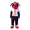 Red Sports Dog furry fursuit Mascot Costume Cosplay Cartoon Character view 1