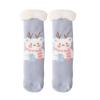 Christmas Baby Non Slip Warm Socks Infant Thick Winter Socks with Grips for Baby Boys Girls Floor Socks (Blue, 4 Infant) view 3
