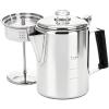 Cididu Camping Coffee Pot Stainless Steel, Coffee Pot Outdoors, Durable Stove Top Brew Coffee Maker on Fire, Ideal for Group Camping, Hiking, Backpacking, RV and Travel, 9 Cups view 1