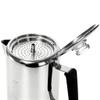 Cididu Camping Coffee Pot Stainless Steel, Coffee Pot Outdoors, Durable Stove Top Brew Coffee Maker on Fire, Ideal for Group Camping, Hiking, Backpacking, RV and Travel, 9 Cups view 3