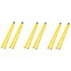 6 Pcs Football Training Rod Folding Soccer Sign Soccer Agility Training Tool Soccer Drill Equipment Hurdling Training Poles for Training Football Supplies Football Tool view 1