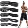 Pull Up Bands, Resistance Bands, Pull Up Assistance Bands Set for Men & Women, Exercise Workout Bands for Working Out, Body Stretching, Physical Therapy, Muscle Training - Black view 1
