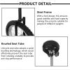 Gdrasuya10 24 Inch Wheel Outdoor Unicycle Height Adjustable Seat Wheel Unicycle Adults Exercise Bicycle Tire Unicycles Steel Wheel Unicycle for 10-60 Age Sports Fitness Bike (24"/Black) view 4