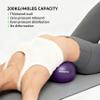 FITMIND_Pilates Ball 10 Inch Anti-Burst Slip Resistant Mini Yoga Ball for Fitness, Core Training, Physical Therapy, Balance, Stability, Stretching 200kg 440lbs Capacity - Purple view 3