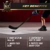 ACE HOCKEY Shooting Pad 30 x 60 - Shoot Like on Real Ice - Practice Shooting, Stickhandling, Passing Skills on 12.5 sqft - Convenient Off-Ice Training - Easy to Carry - Synthetic Ice Mat view 4