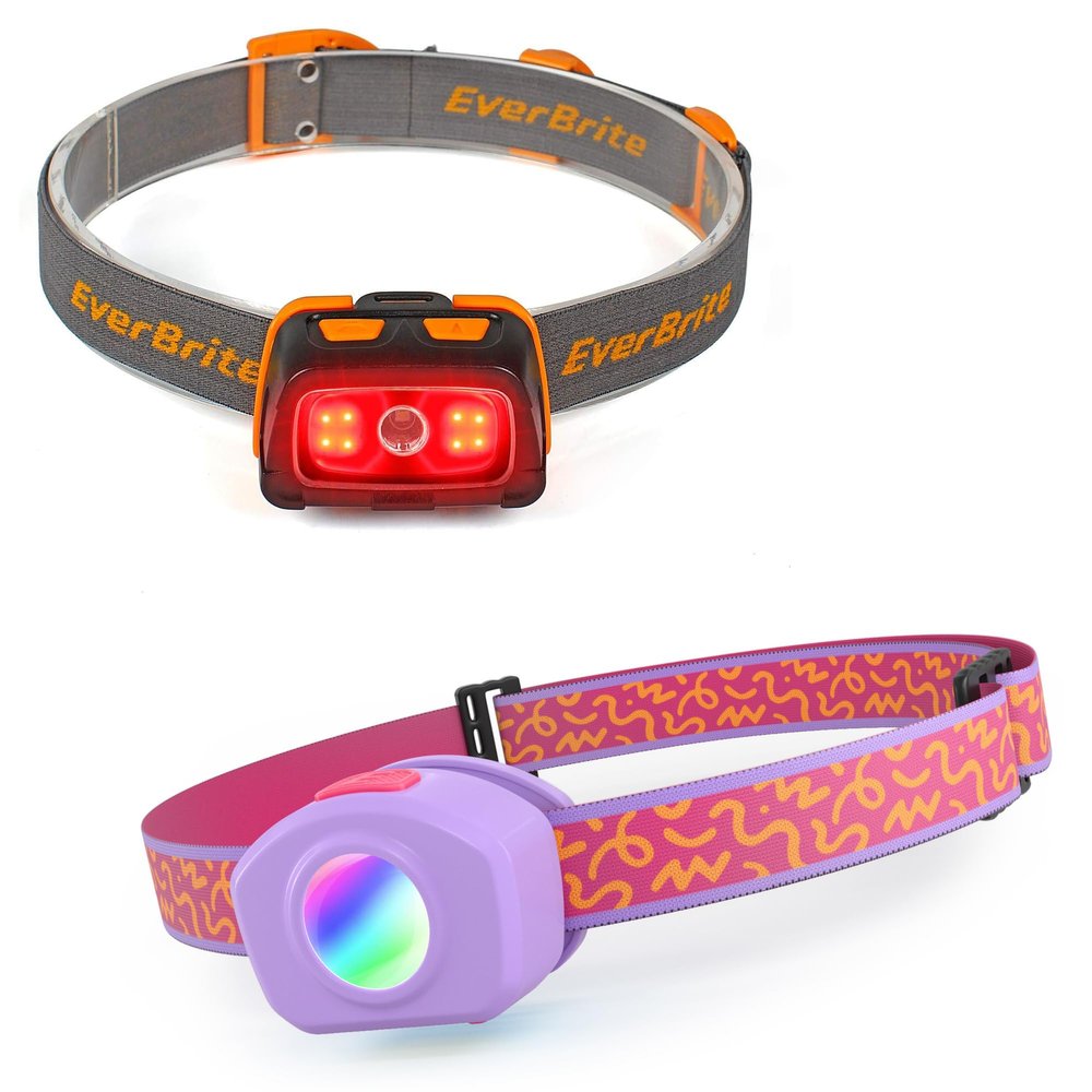 EverBrite 300 Lumens Headlamp and LED Rechargeable Kids Headlamp