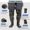Hip Waders Male and Female Hip Waders, PVC Waterproof Knee and Hip Boots, Suitable for Fishing, Hunting, and Aquatic Industry (Color : Green 55cm, Size : 7) view 3