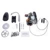 100CC 4-Stroke Motorized Bicycle Kit,3HP Single Cylinder Bike Engine Kit with Forced Air Cooling,2KW Gas Petrol Motorized Bike Engine Scooter for Most 26" & 28" Bikes with V-Frame (Leather Version)