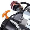 100CC 4-Stroke Motorized Bicycle Kit,3HP Single Cylinder Bike Engine Kit with Forced Air Cooling,2KW Gas Petrol Motorized Bike Engine Scooter for Most 26" & 28" Bikes with V-Frame (Leather Version) view 4