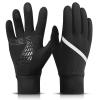 Arcweg Kids Soccer Gloves Boys Girls Youth Sports Gloves Warm Therma for Cold Weather Bike Riding Running Mountain Snow Ski 8-10 Years Touchscreen Anti-Slip view 1