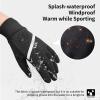 Arcweg Kids Soccer Gloves Boys Girls Youth Sports Gloves Warm Therma for Cold Weather Bike Riding Running Mountain Snow Ski 8-10 Years Touchscreen Anti-Slip view 3