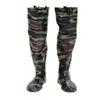Hip Waders Male and Female Hip Waders, PVC Waterproof Knee and Hip Boots, Suitable for Fishing, Hunting, and Aquatic Industry (Color : Green 45cm, Size : 9) view 1