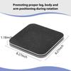 Syhood Figure Ice Skating Spinner Improves Metal Training Aid Dance Turning Board for Ice Skaters Gymnastics Dance and Ballet Pirouette view 3