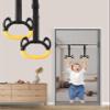 ZLXHDL Gymnastics Rings,Hanging Gymnastic Rings Strength Adjustable Straps Pull Ups Training Swing Set Accessories,Gym Rings for Indoor Outdoor(2m) view 2