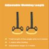 ZLXHDL Gymnastics Rings,Hanging Gymnastic Rings Strength Adjustable Straps Pull Ups Training Swing Set Accessories,Gym Rings for Indoor Outdoor(2m) view 3