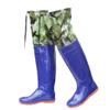 Hip Waders PVC Waterproof Fishing Hip Boots, Waterproof and Non Slip Adult Wading Boots, Fishing, Breeding, Transplanting Seedlings (Color : Blue2, Size : 7) view 1