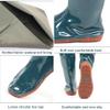 Hip Waders PVC Waterproof Fishing Hip Boots, Waterproof and Non Slip Adult Wading Boots, Fishing, Breeding, Transplanting Seedlings (Color : Blue2, Size : 7) view 4
