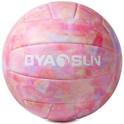 BYAOSUN Soft Official Volleyball for Indoor Outdoor Beach, Size 5 Training Volleyball for Beginner Teenager Adult
