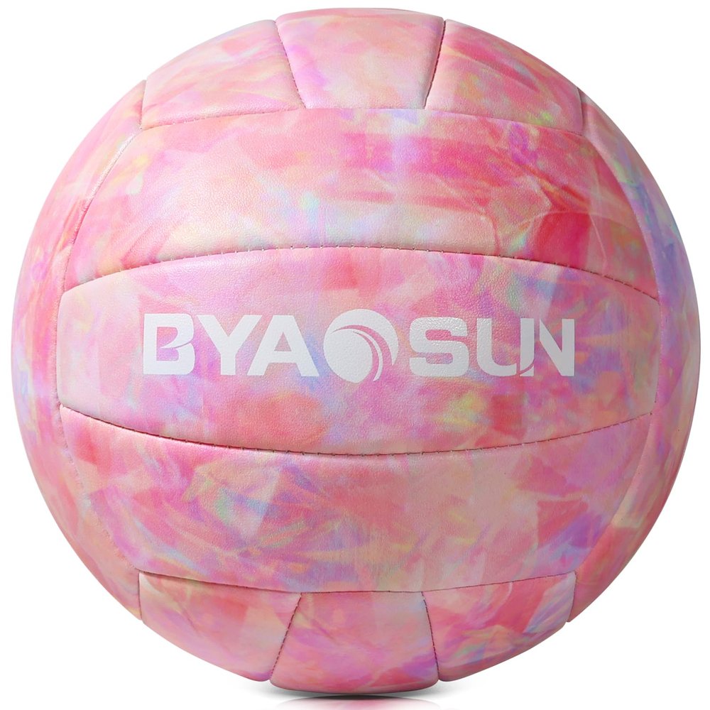 BYAOSUN Soft Official Volleyball for Indoor Outdoor Beach, Size 5 Training Volleyball for Beginner Teenager Adult