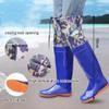 Hip Waders A 60cm High Wader with A Buttocks, PVC Waterproof Fishing Hunting Hip Boots for Men and Women (Color : Blue, Size : 10) view 2