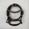 SABA International Weymouth Leather Double Reins Bridle Brown Padding (Extra Large) view 2