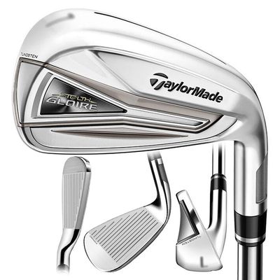 TaylorMade Men Stealth Gloire Forged Iron Set - 23 RH 6-PW, AW Graph Stiff-Reg