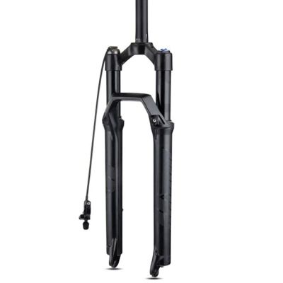 ZECHAO Mountain Bike Suspension Fork,27.5/29in 120mm Travel Air Supension Front Fork Rebound Adjustment Quick Release 9mm Outdoor (Color : Straight Remote Lock, Size : 29inch)