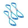 BESPORTBLE 3pcs Resistance Bands Blue Shape Elastic Exercise Bands for Strength Training and Physical Therapy Latex Material for Home Workouts and Fitness Activities view 1
