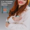 Hand Warmers Rechargeable Magnetic, Electric Hand Warmers 2 Pack with Smart Chips Long Safe Heat, Portable Pocket Heater,Gifts for Christmas,Golf,Camping,Hunting, Stocking Stuffers view 4