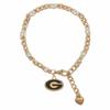 Georgia Bulldogs Gold Lydia Bracelet Jewelry Gift Licensed UGA view 1