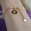 Georgia Bulldogs Gold Lydia Bracelet Jewelry Gift Licensed UGA view 2