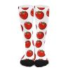 Red Ripe Tomato Socks for Men Crew Mid-Calf Casual Long Socks Stocking Running Sports Travel 42cm view 1