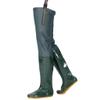 80cm High PVC Waterproof Fishing Hip Boots, Water Boots, Rice Planting Boots,Non Slip Oxford Sole (Color : Green, Size : 10) view 1