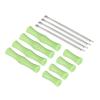 PATIKIL Archery Bowstring Finger Saver 1.6 Inch/0.8 Inch, 4 Pack Silicone Finger Guard for Youth, Green