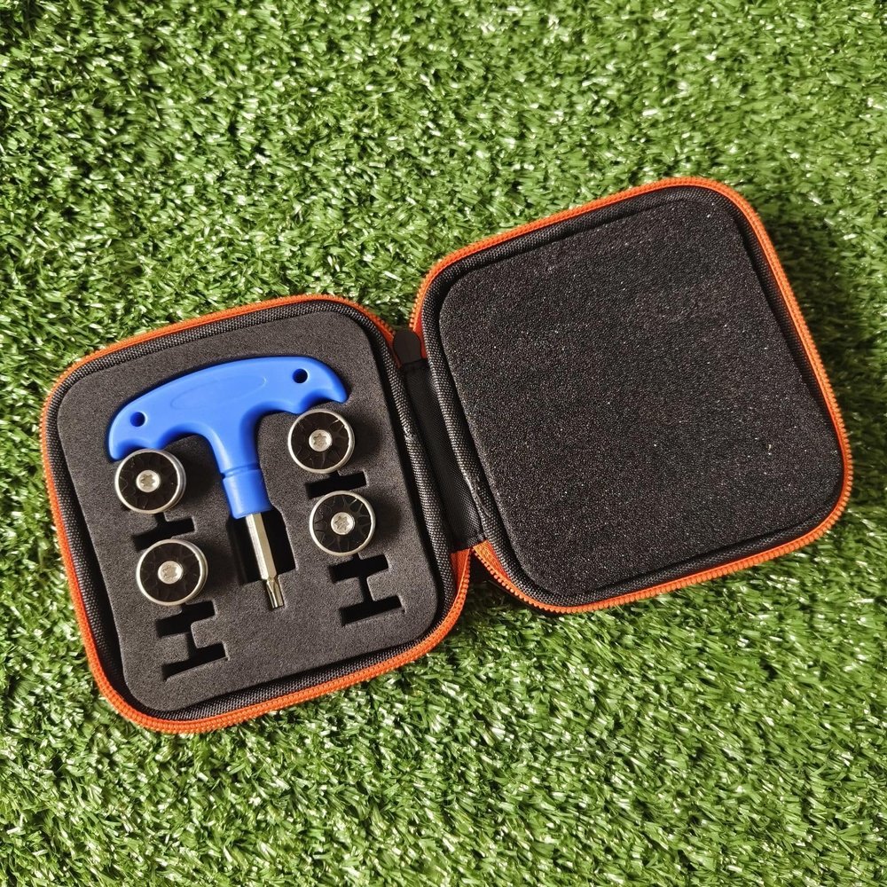 4pcs/set Black Golf Weights Wrench Tool Kit for Odyssey Stroke Lab, O-Works Putters 2x5g 2x10g