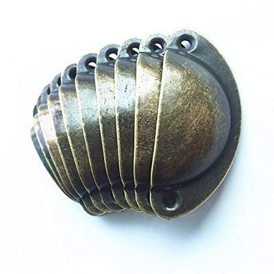 Southst 10PCS Retro Metal Kit Drawer Cabinet Door Box Handle Furniture Knobs Handware Cupboard Antique Iron Handle for Drawer Cabin