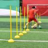 HDYZJQ 3.3/4/5ft Yellow Agility Poles, Soccer Training Poles for Outdoor Sports and Fitness, Sports Coaching Sticks with Removable Water and Sand Injection Base(Yellow-9,1m(3.3ft)) view 2