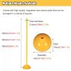 HDYZJQ 3.3/4/5ft Yellow Agility Poles, Soccer Training Poles for Outdoor Sports and Fitness, Sports Coaching Sticks with Removable Water and Sand Injection Base(Yellow-9,1m(3.3ft)) view 3