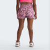 The North Face Girls Never Stop Woven Short, M, Radiant Poppy Maze Floral Print view 2