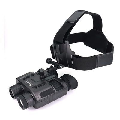Digital Night Vision Binoculars with 850nm Infrared - 4X Optical Zoom, 1080p Video, 25mm Lenses - 300m Viewing Range, IP54 Waterproof - for Surveillance, Wildlife, Boating, Search/Rescue